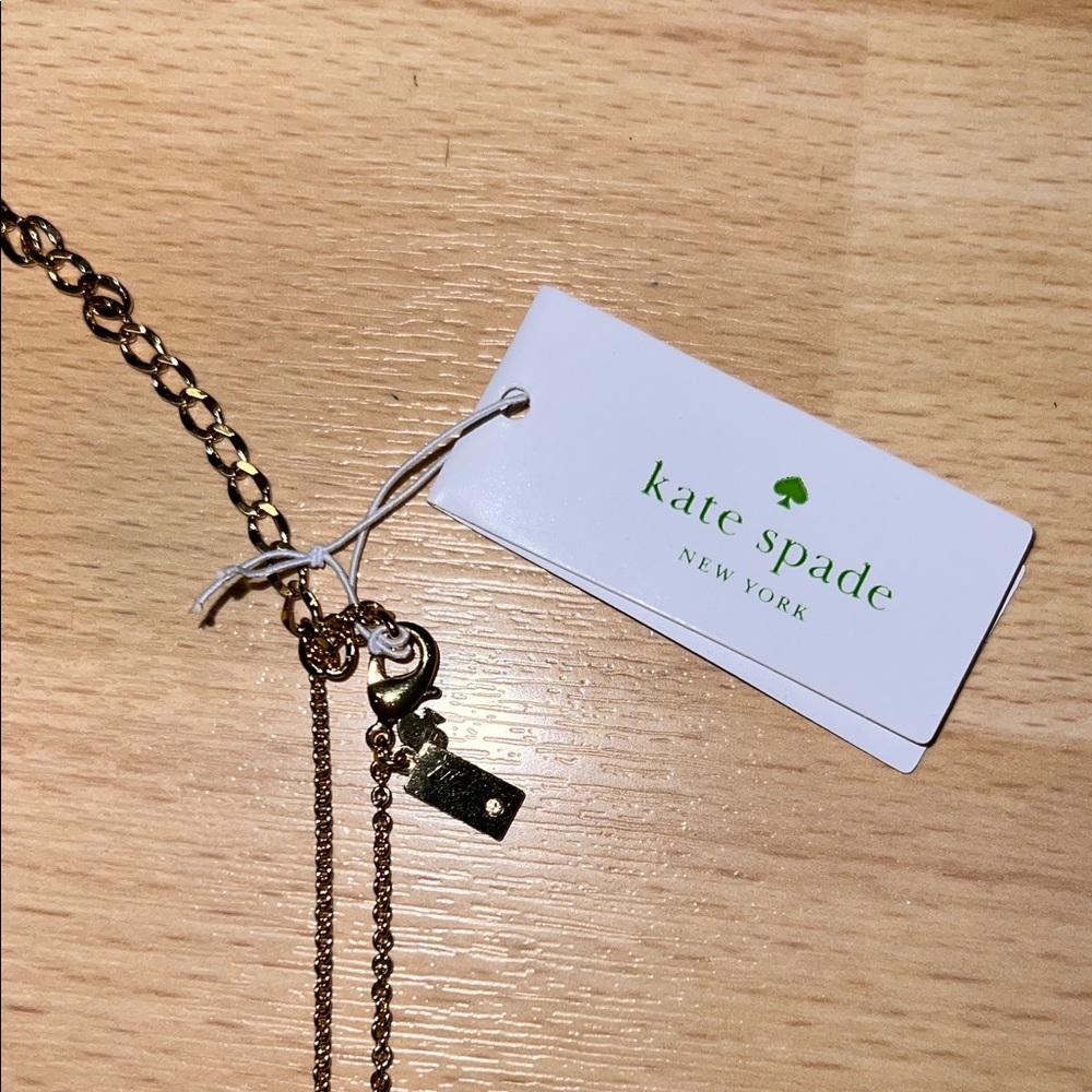 Kate Spade “for the birds” gold necklace - Picture 3 of 4